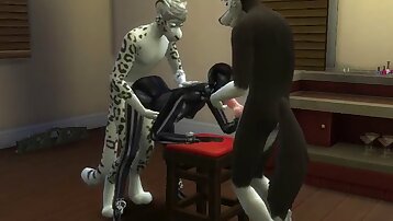 yiff فروي الإباحية,الوحش هنتاي 3D