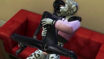 Yiff pelziger Porno,Hentai-Monster 3d