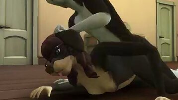 헨타이 괴물 3d,윤간